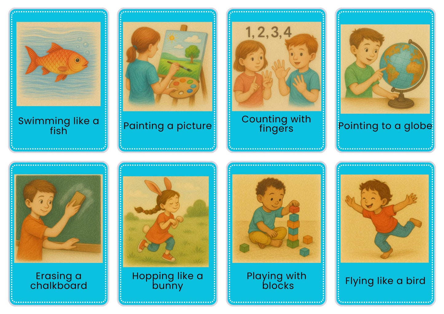 Start the Year Off Giggling – First Day of Homeschool Charades Game