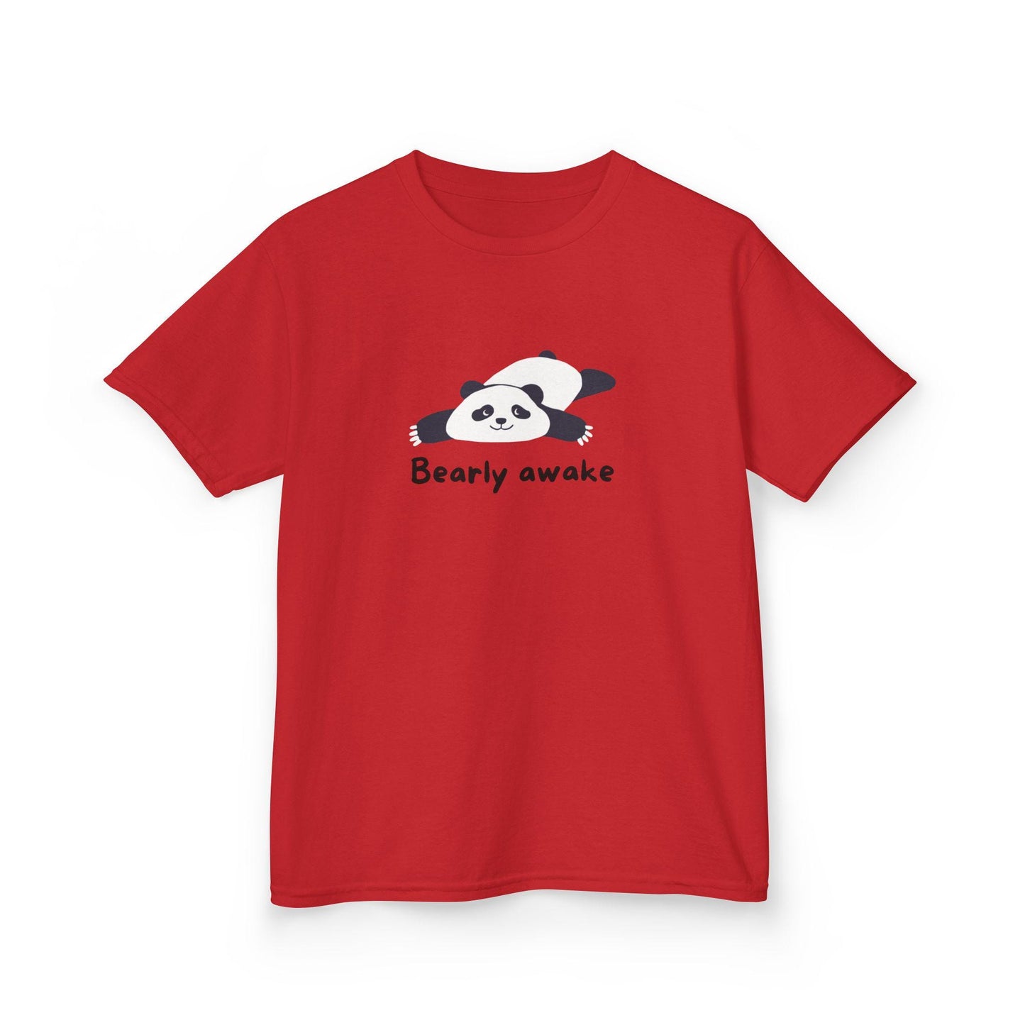 Kids Bearly Awake Panda Heavy Cotton™ Tee