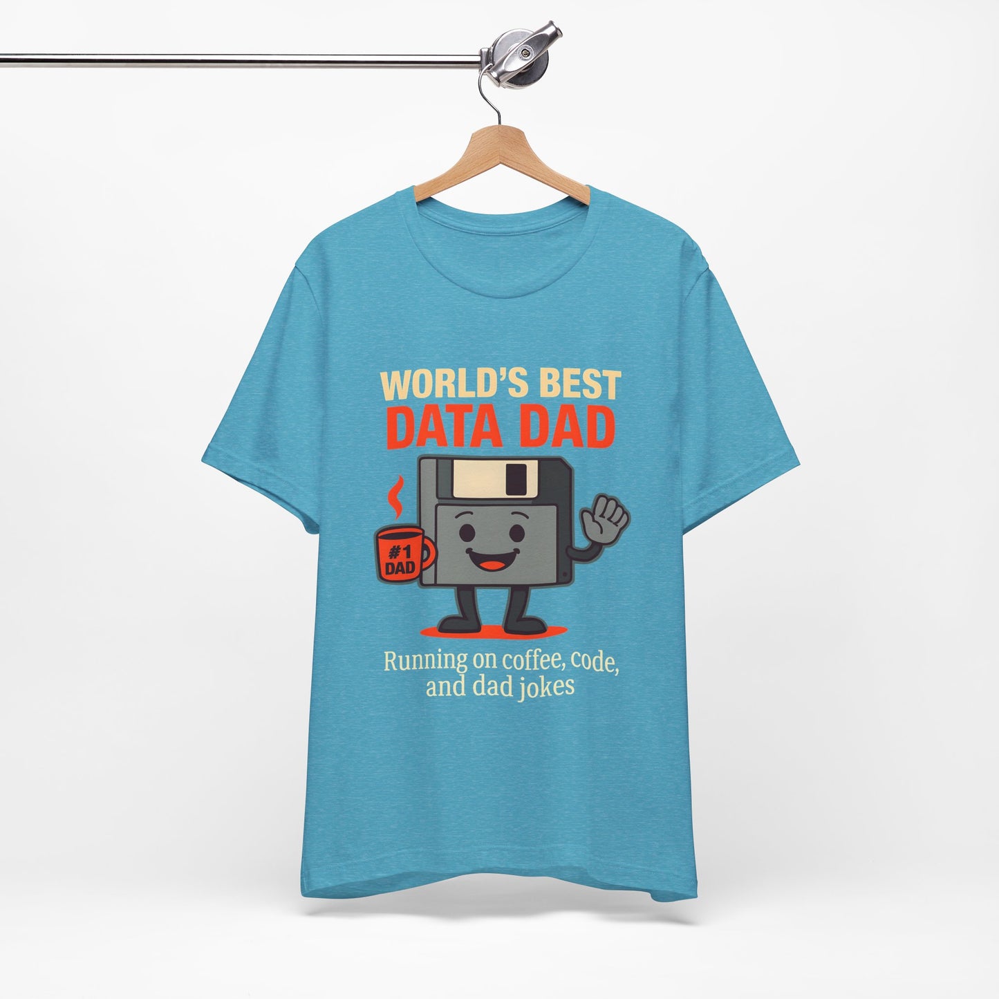 Computer Dad Data Dad Jersey Short Sleeve Tee Sz. S-5XL