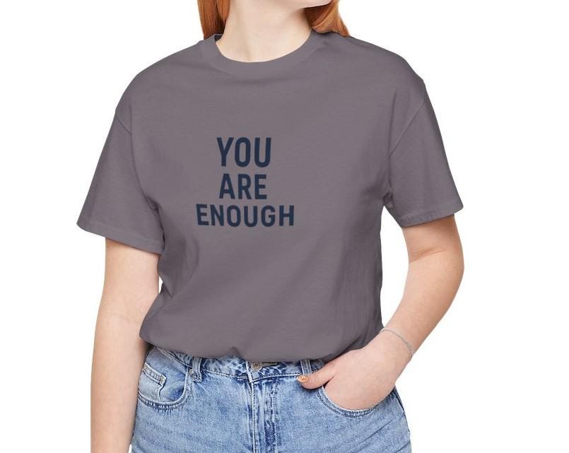 Women's You Are Enough Jersey Short Sleeve Tee