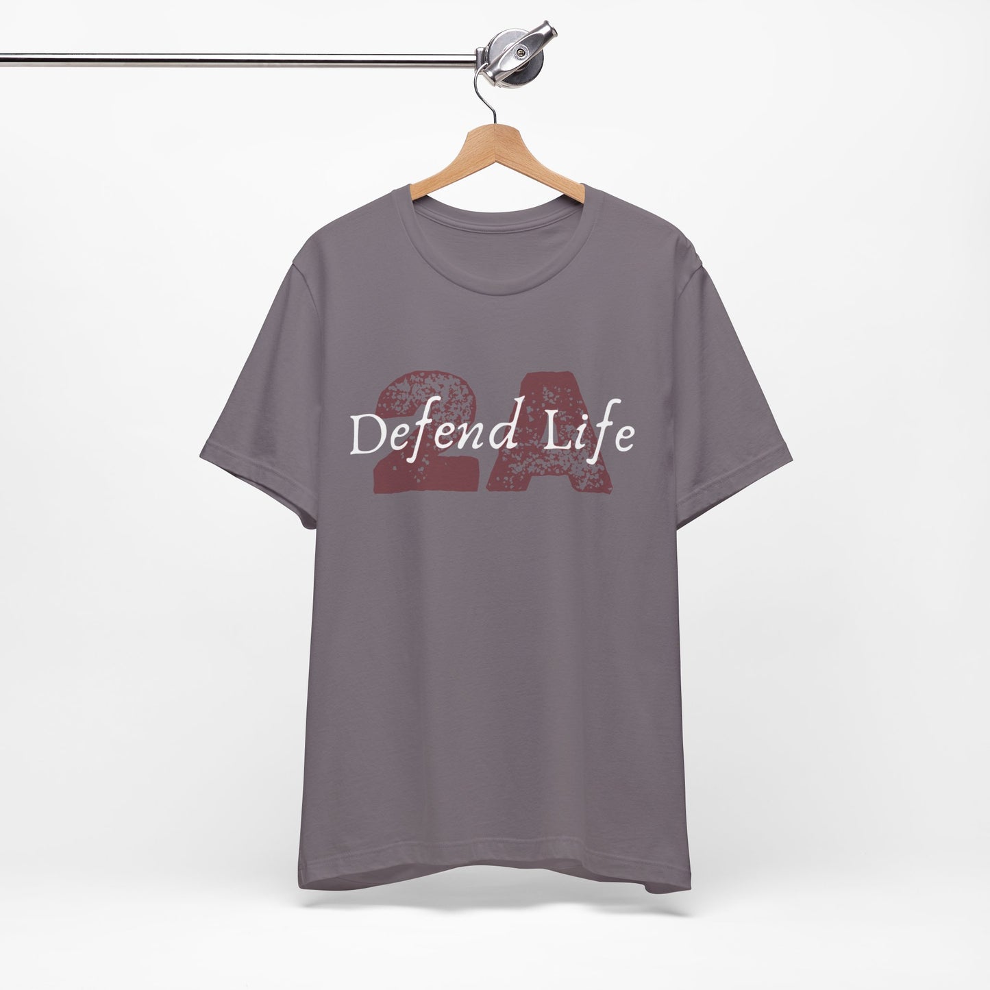 Men's Defend Life 2nd Amendment Jersey Short Sleeve Tee Sz. S-5XL