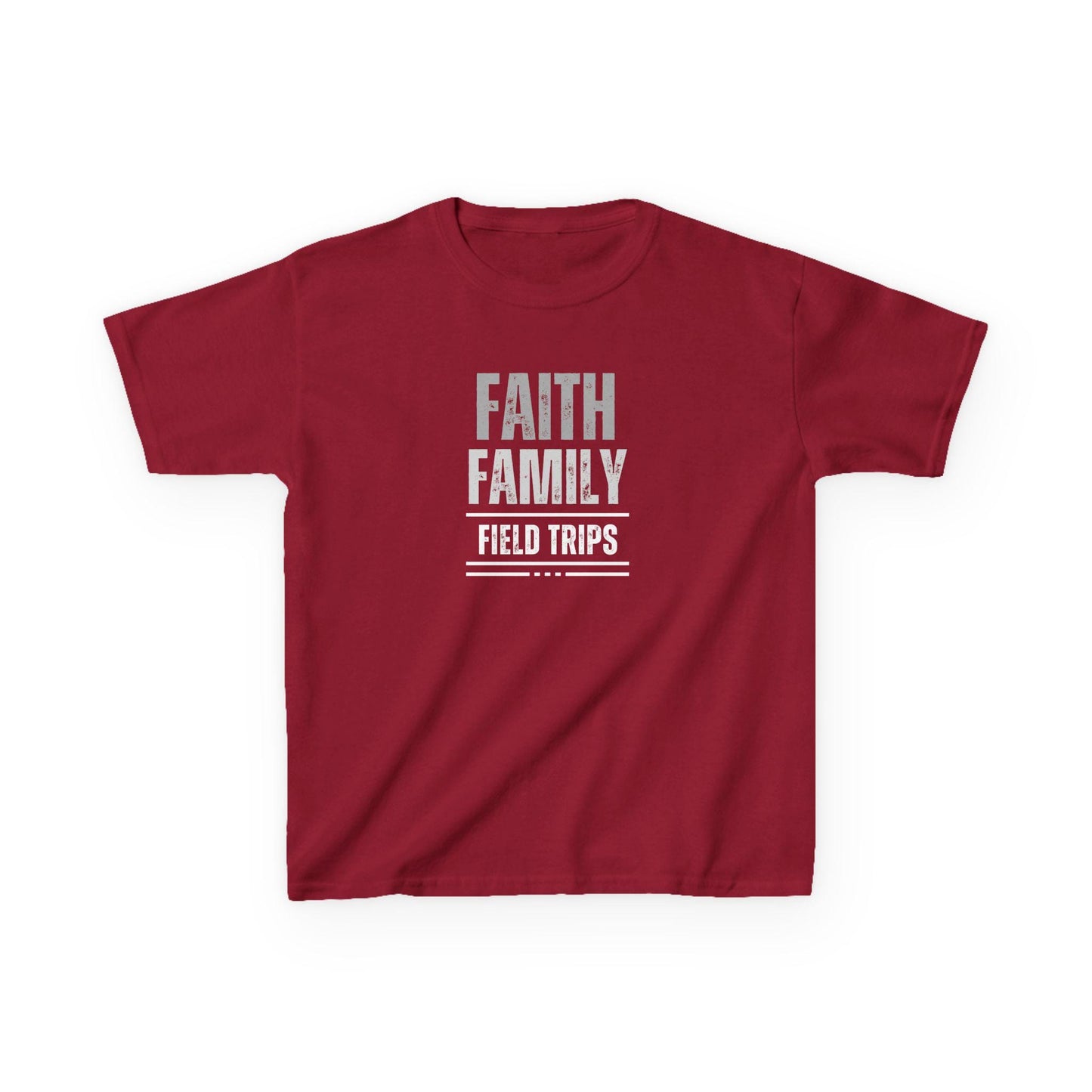 Kids Faith, Family, Field Trips Homeschooling Tee