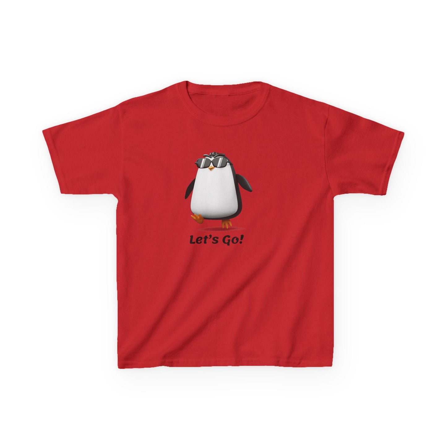 Kids Penguin Tee, Let's Go Shirt