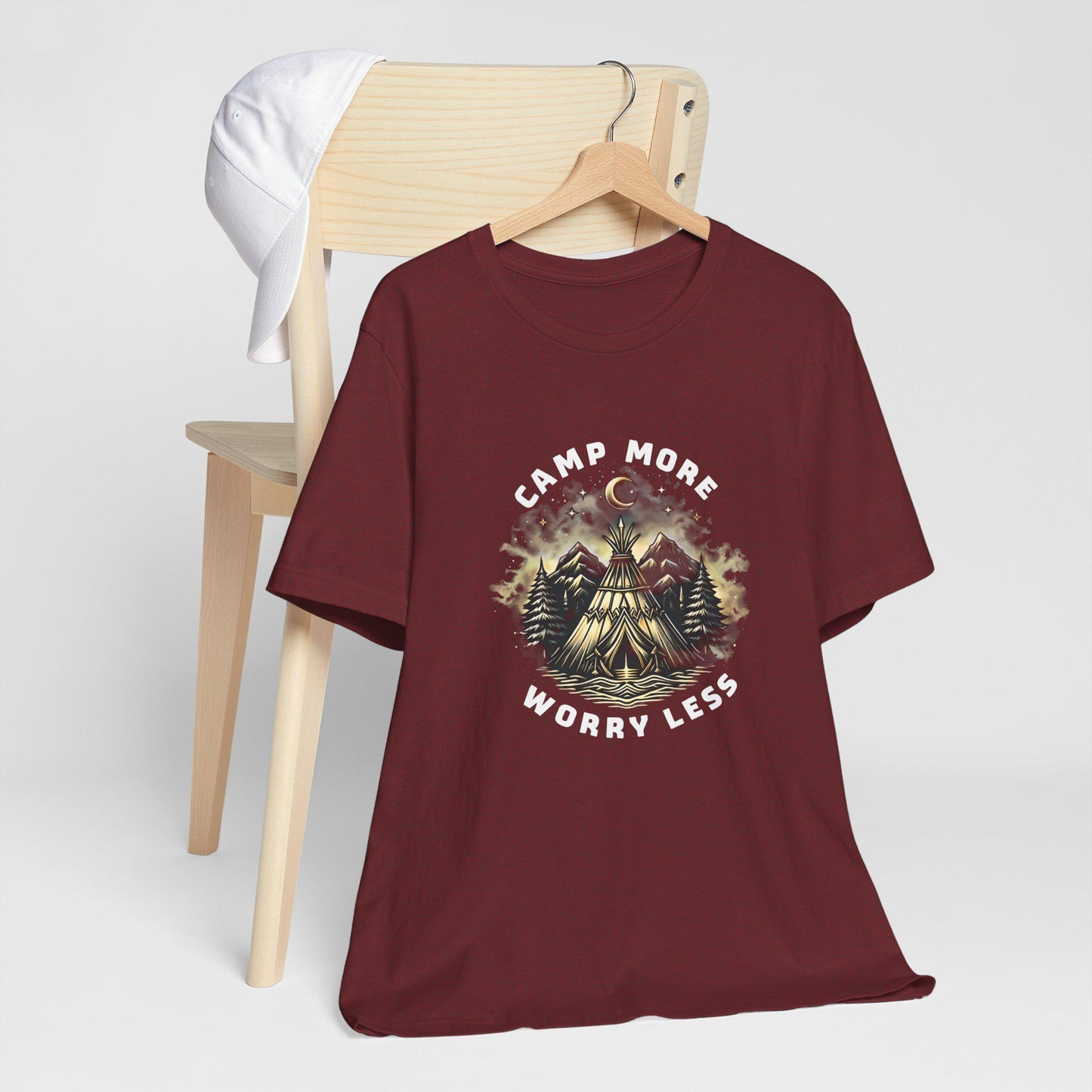 Men's Camp More, Worry Less Tee
