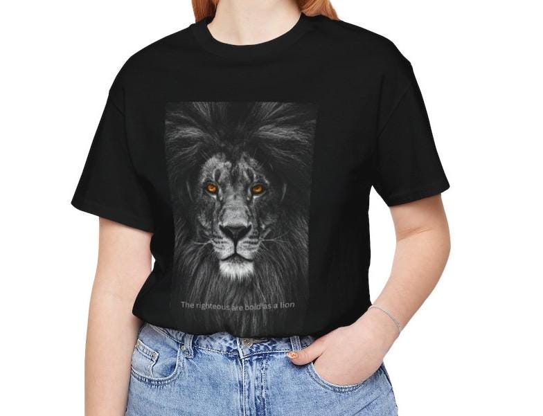 Women's Christian Bold as a Lion Short Sleeve Tee