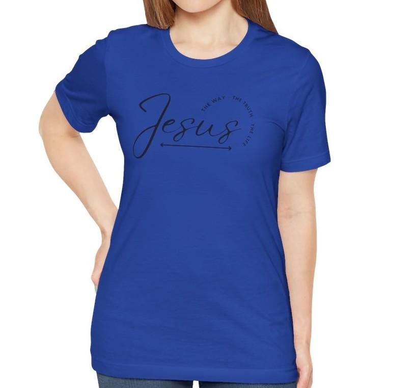 Women's Jesus The Way Jersey Short Sleeve Tee
