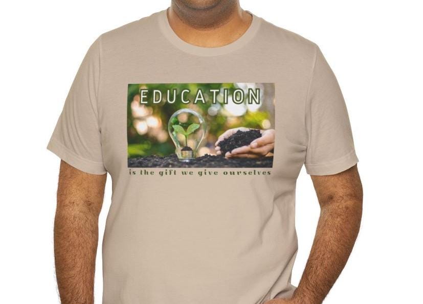 Men's Education is a Gift Nature Lovers Tee