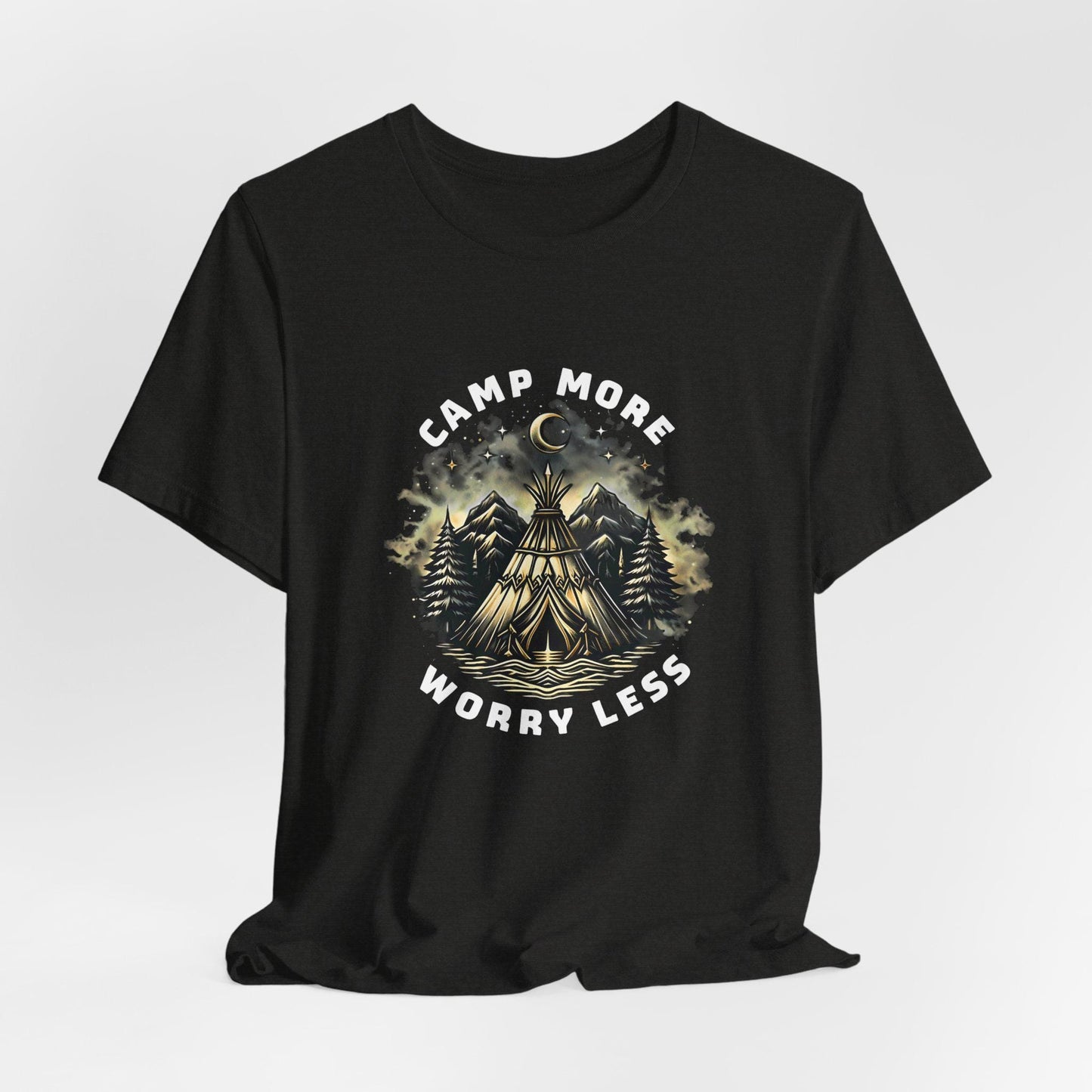 Women's Camp More, Worry Less Tee