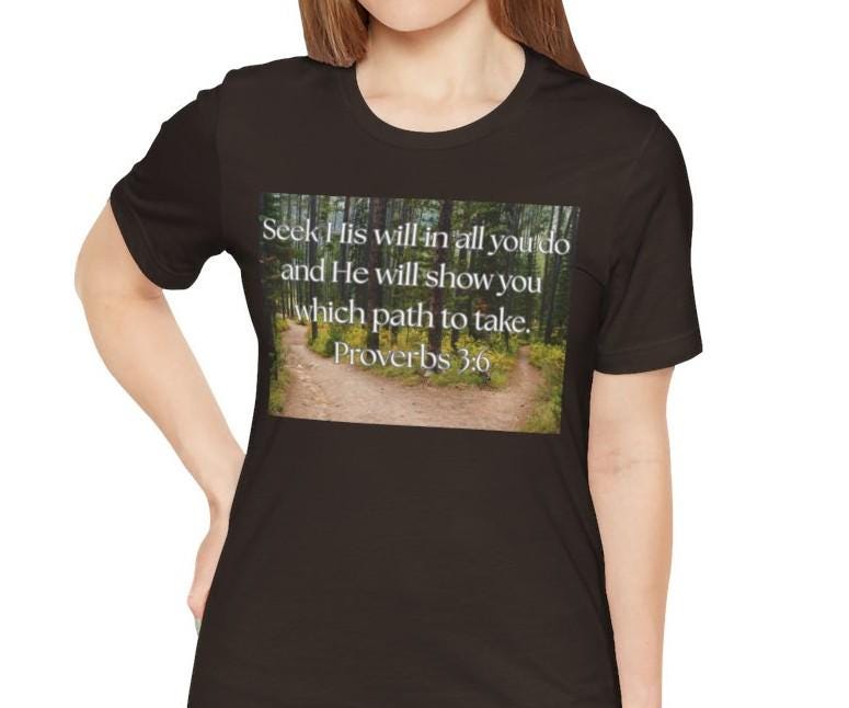 Women's Seek His Will Christian Short Sleeve Tee