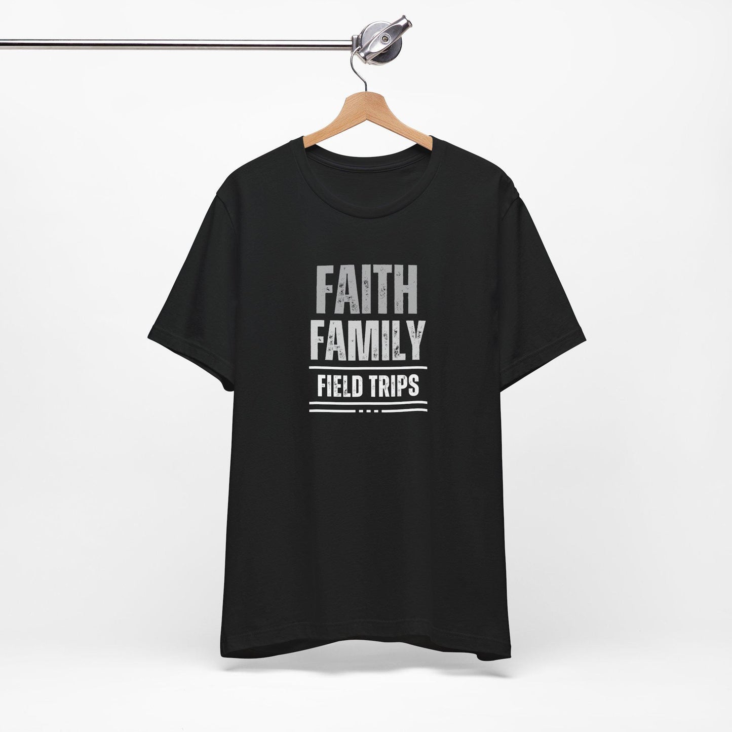 Men's Faith, Family, Field Trips Homeschooling Tee
