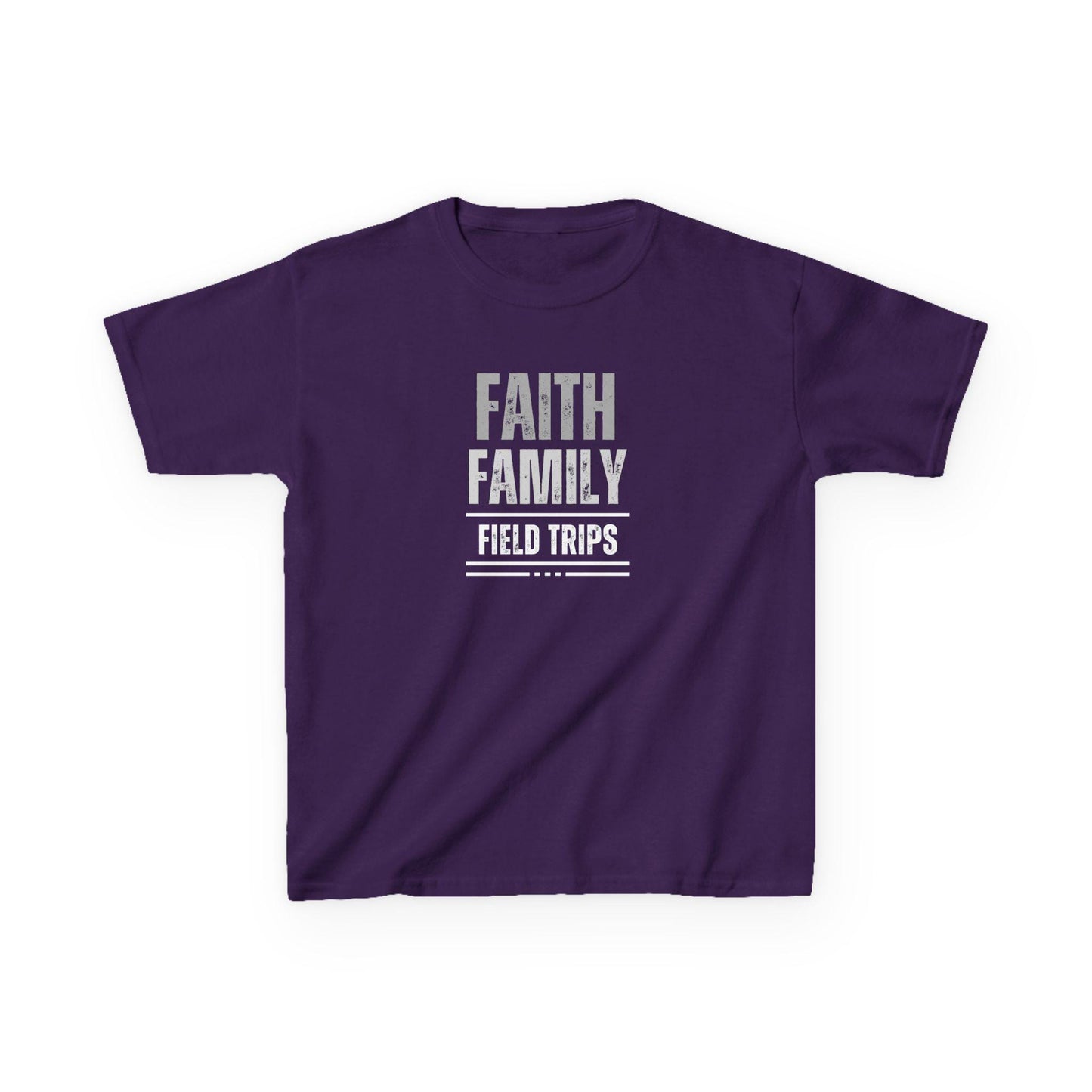 Kids Faith, Family, Field Trips Homeschooling Tee