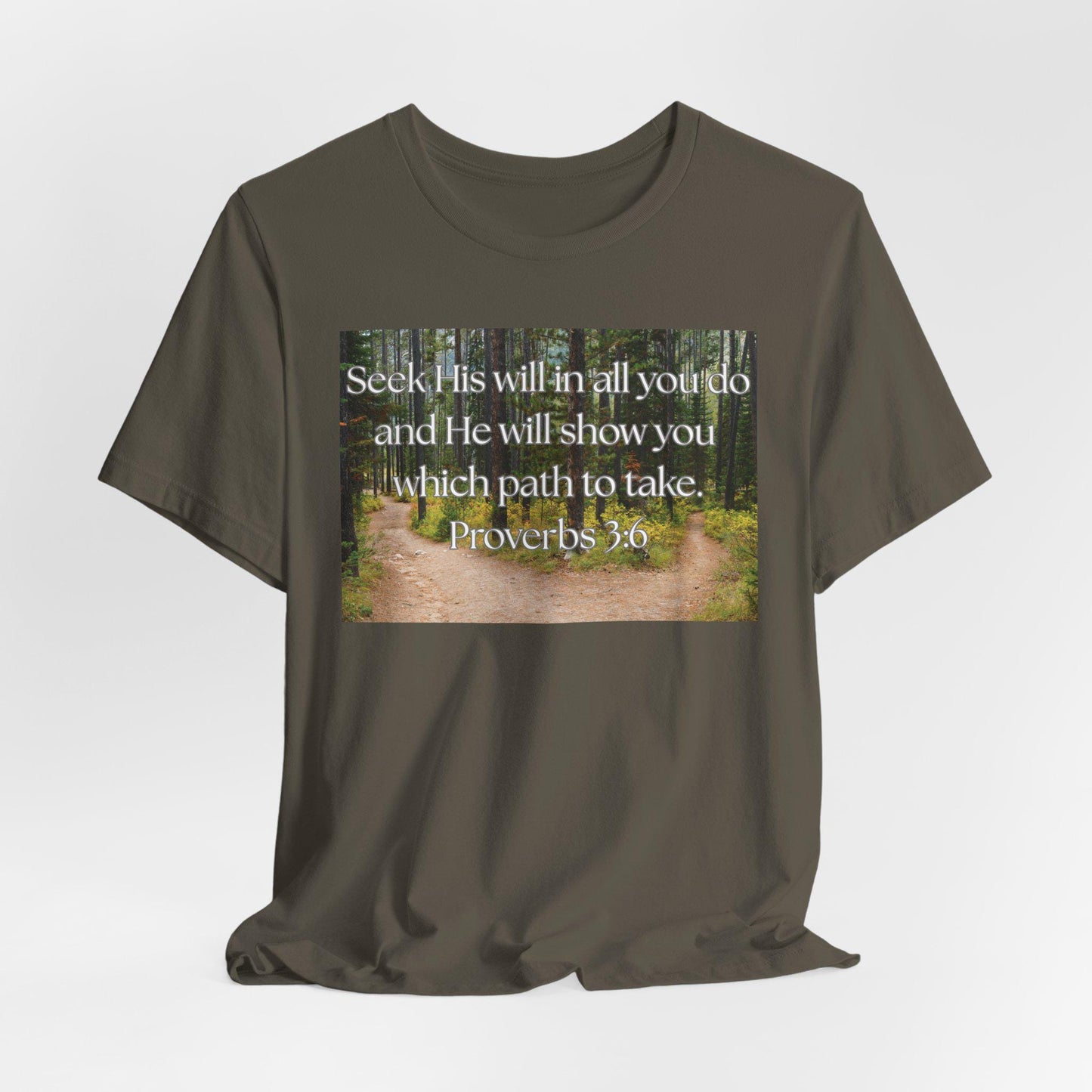 Women's Seek His Will Christian Short Sleeve Tee