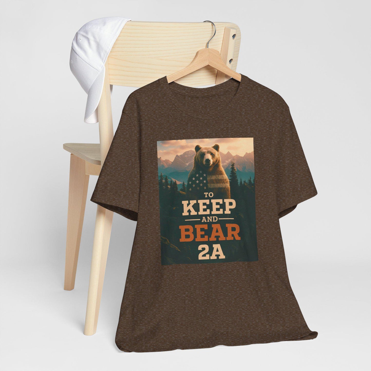 To Keep and Bear 2A T-Shirt, Patriotic Bear Second Amendment Tee