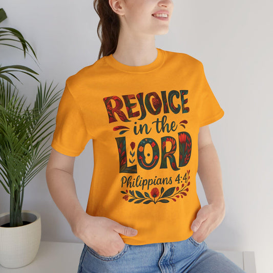 Rejoice in the Lord Jersey Short Sleeve Tee