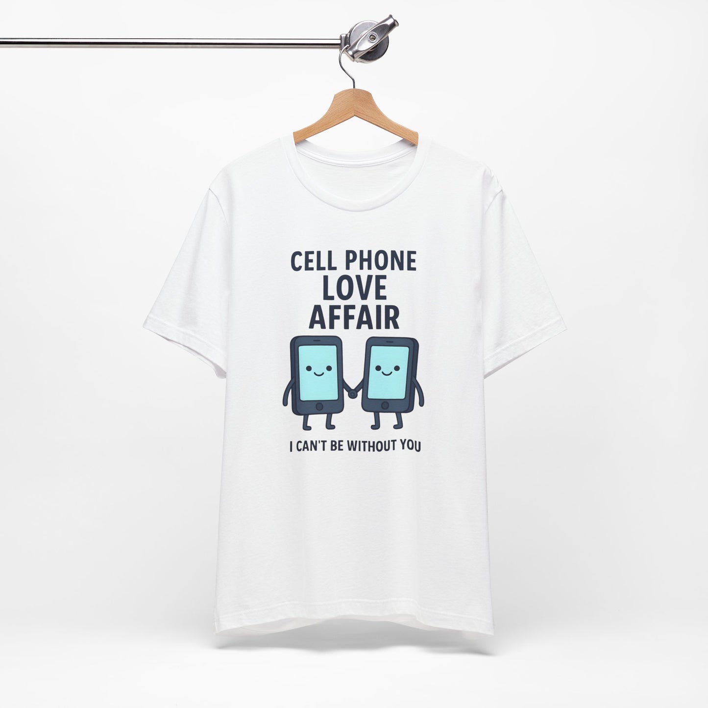 Women's Cell Phone Jersey Short Sleeve Tee Sz. S-5XL