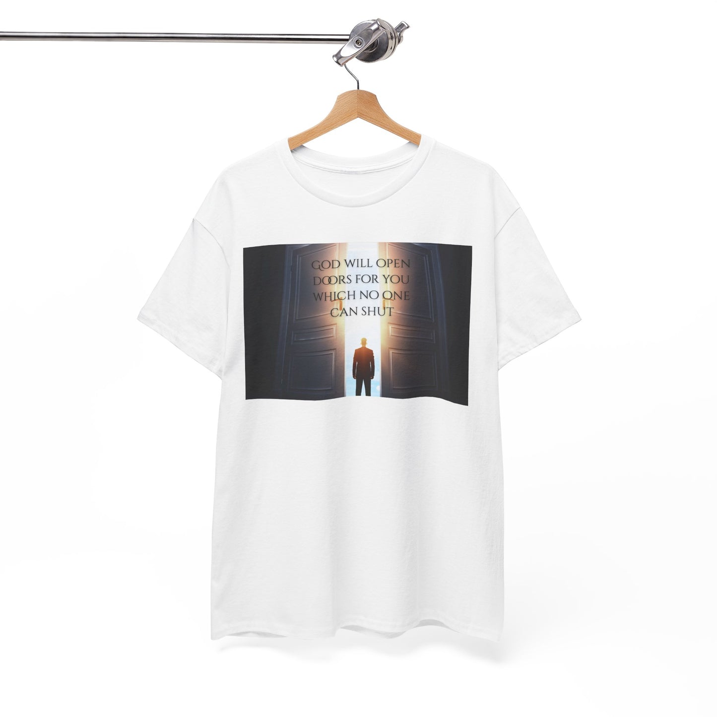 Men's God Will Open Doors Tee Sz. S-5XL