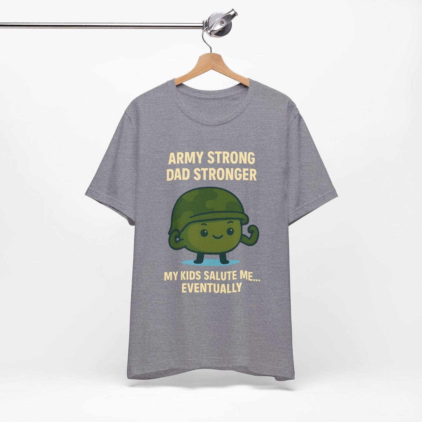 Army Strong Dad Jersey Short Sleeve Tee Sz. S-5XL
