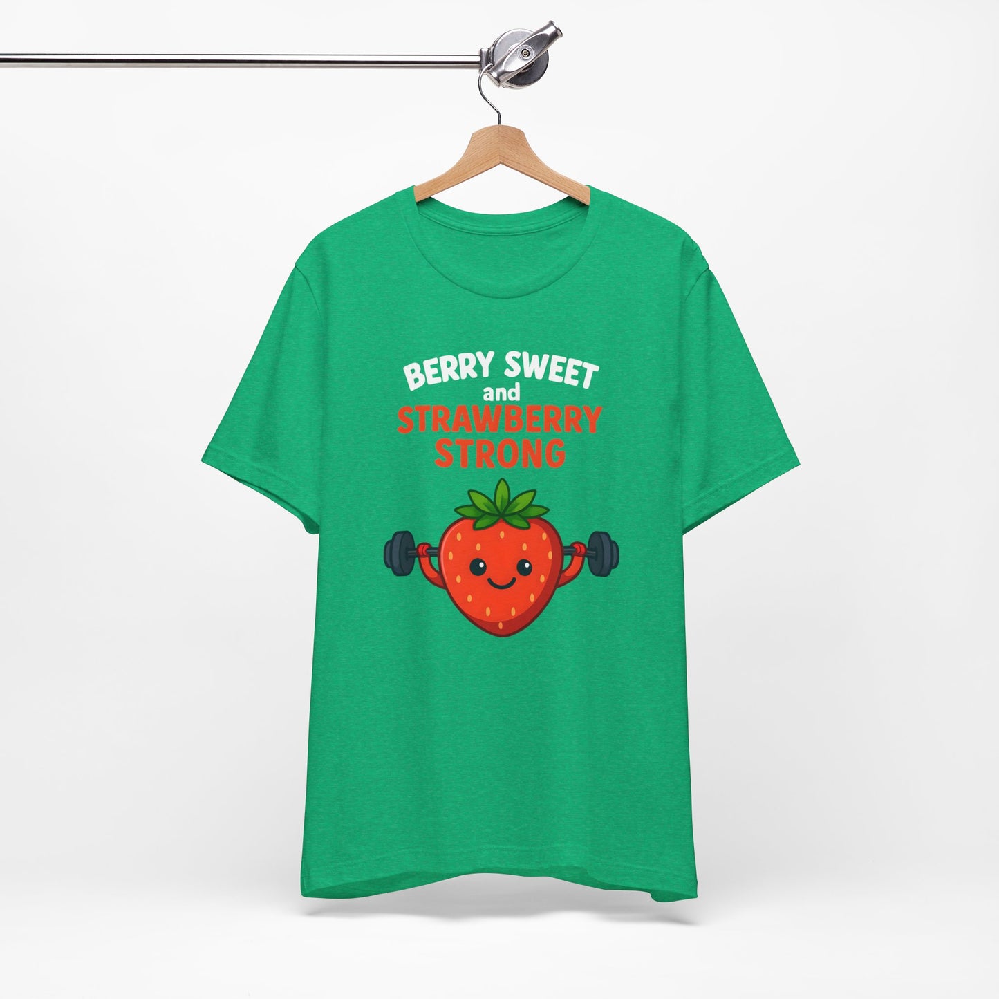 Strawberry Strong Jersey Short Sleeve Tee Sz. S-5XL