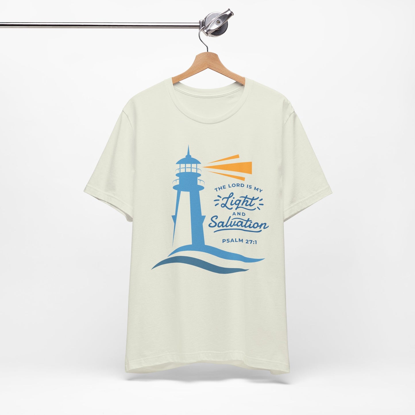 Women's Christian The Lord is My Light and Salvation Jersey Short Sleeve Tee