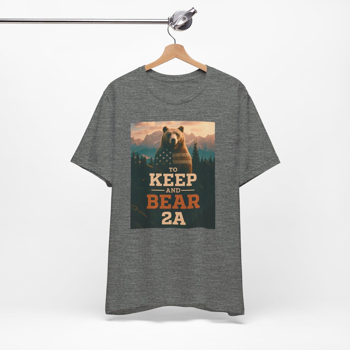 To Keep and Bear 2A T-Shirt, Patriotic Bear Second Amendment Tee