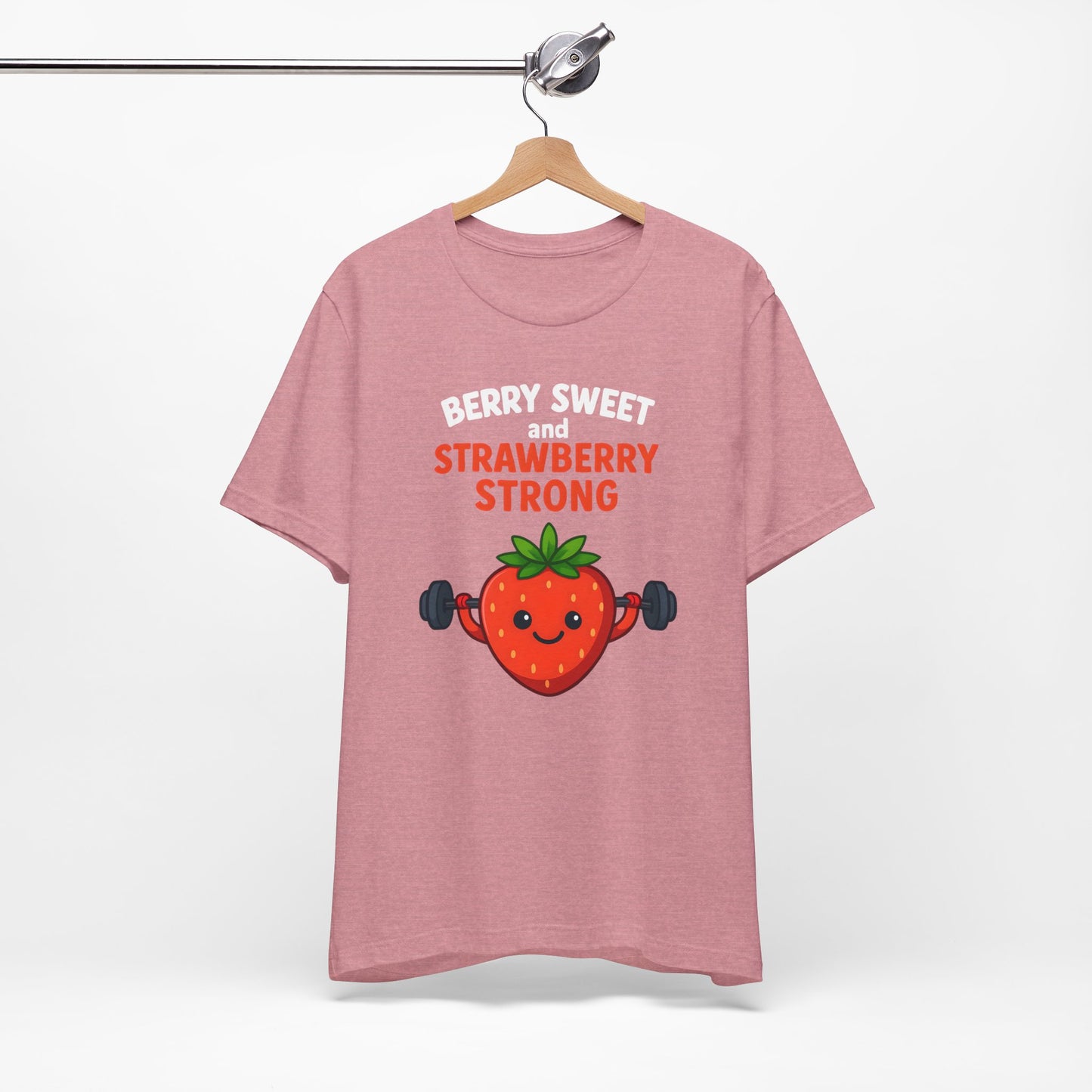 Strawberry Strong Jersey Short Sleeve Tee Sz. S-5XL
