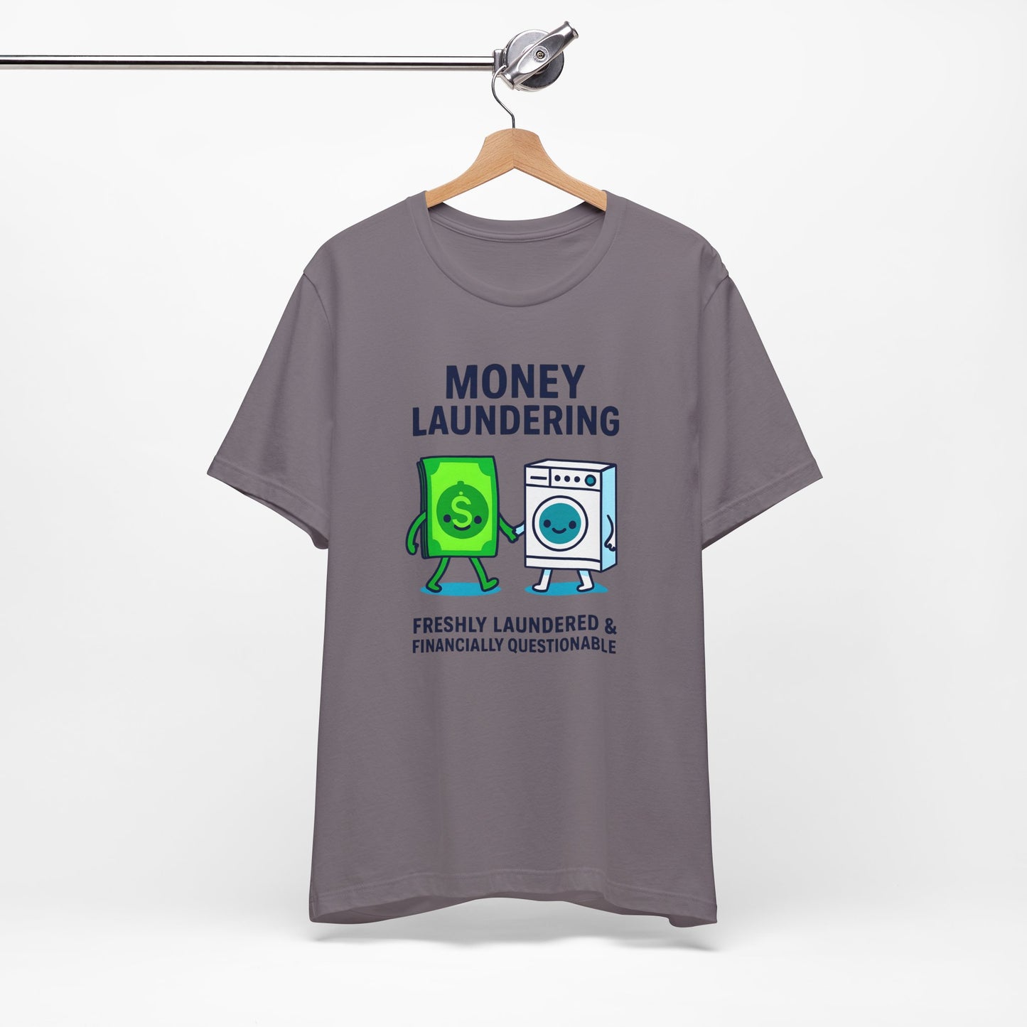 Women's Funny Money Laundering Unisex Jersey Short Sleeve Tee