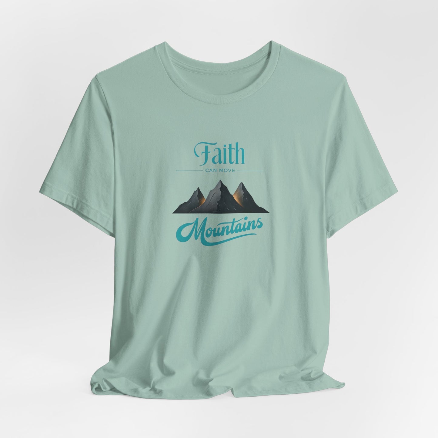 Men's Faith Can Move Mountains Short Sleeve Tee