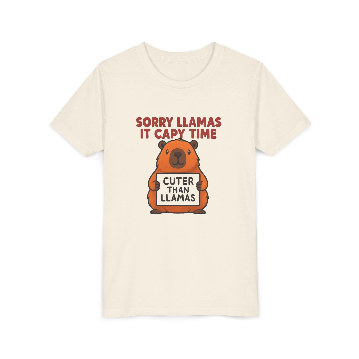 Kids Capy Time Youth Short Sleeve Tee Sz. S-XL