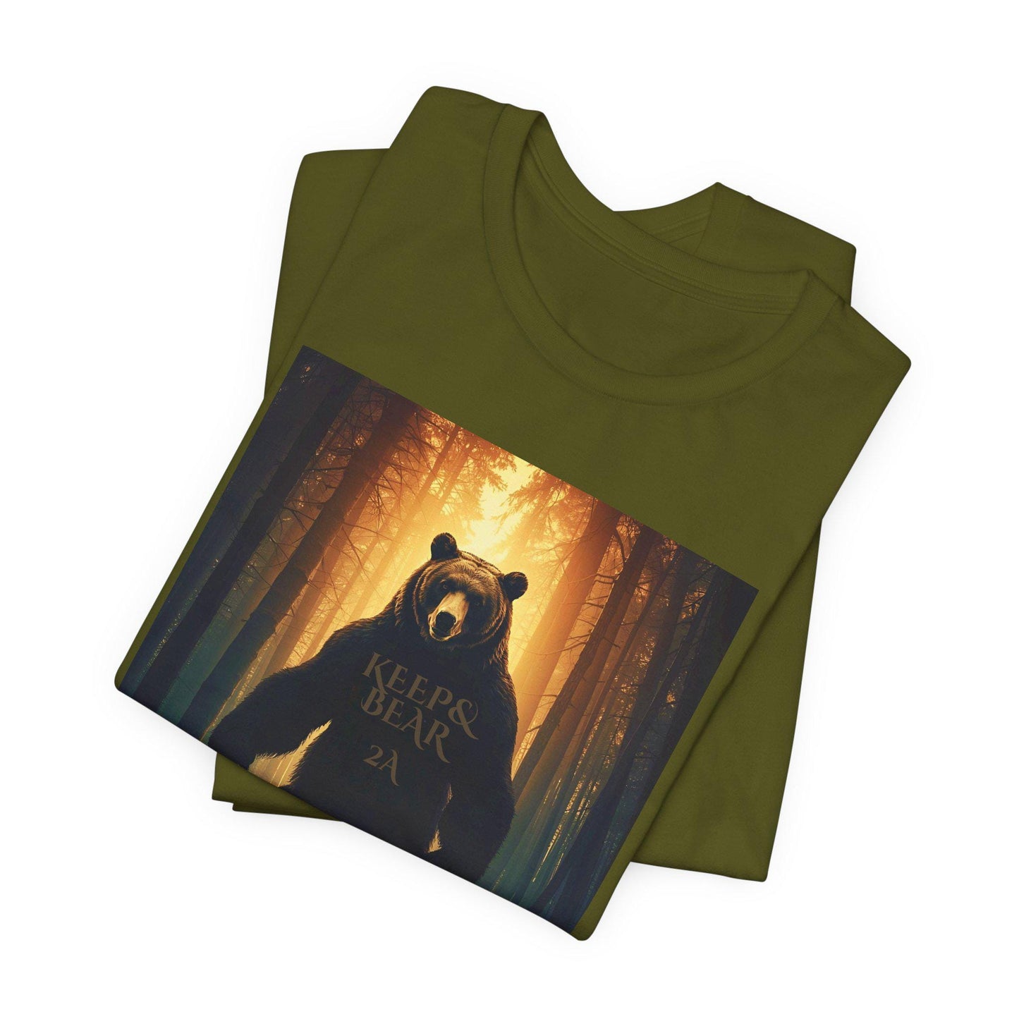 Keep & Bear 2A T-Shirt, Pro Second Amendment Tee for Men and Women