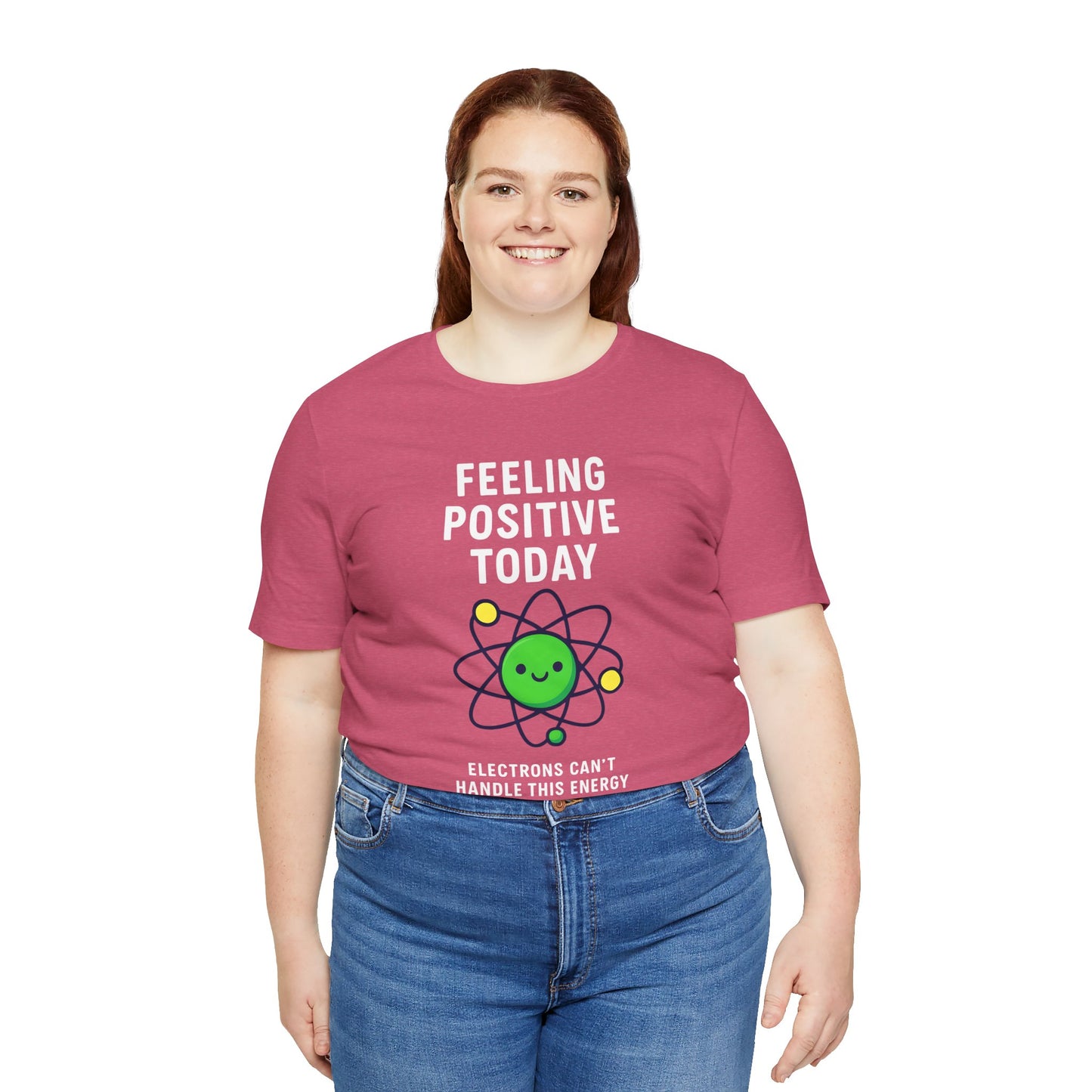 Women's Funny Atom Jersey Short Sleeve Tee Sz.S-5XL