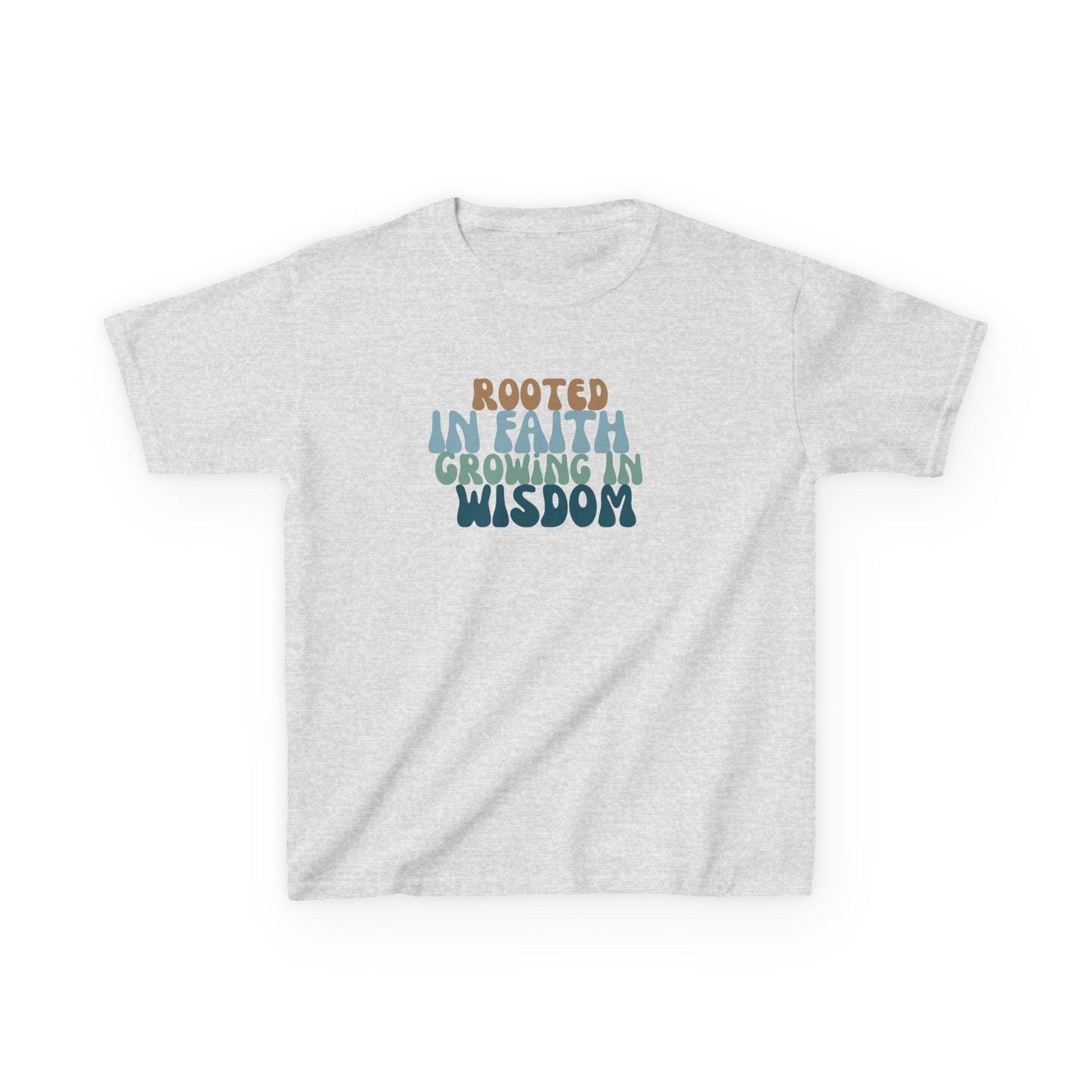 Kids Christian Homeschool Faith and Wisdom Tee