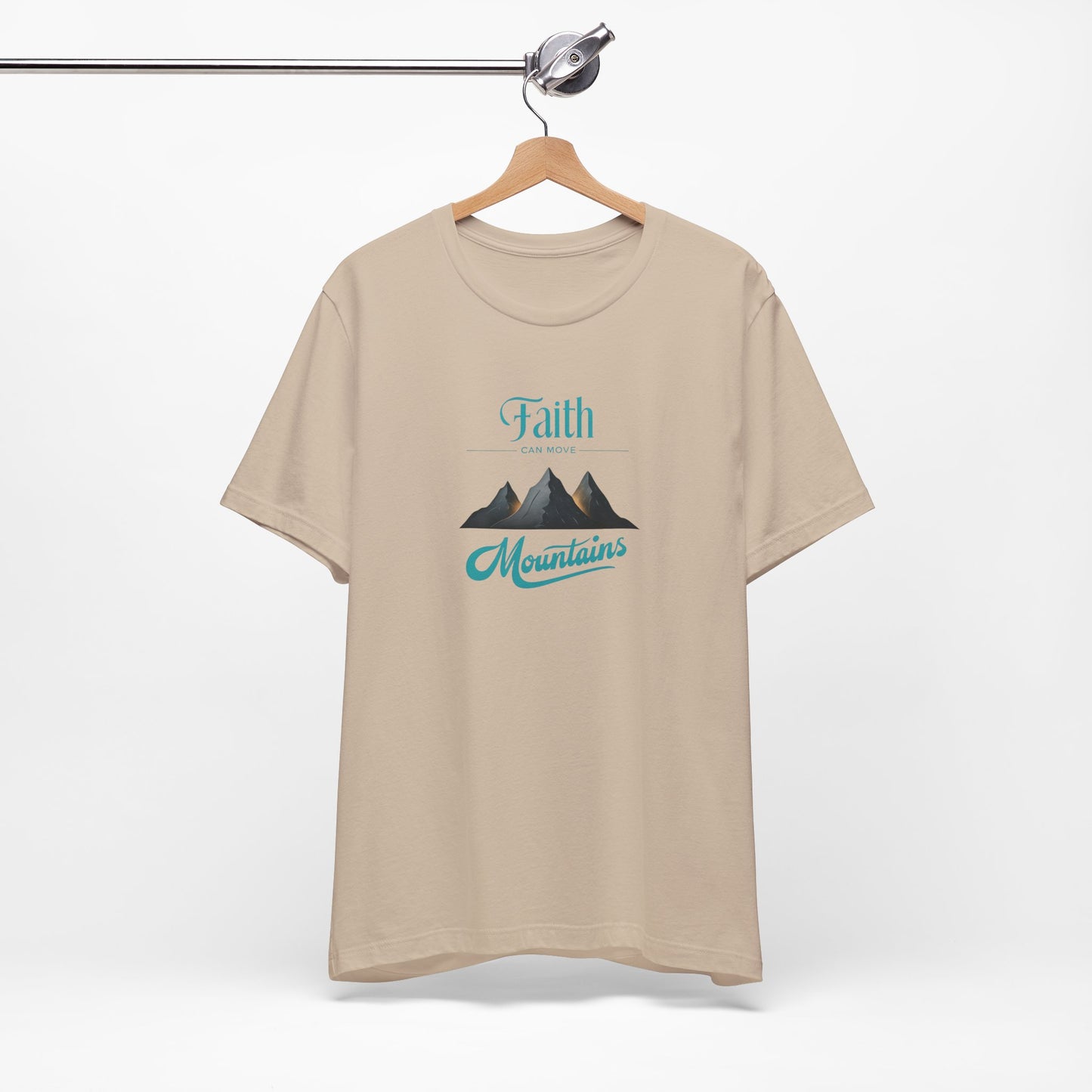 Men's Faith Can Move Mountains Short Sleeve Tee