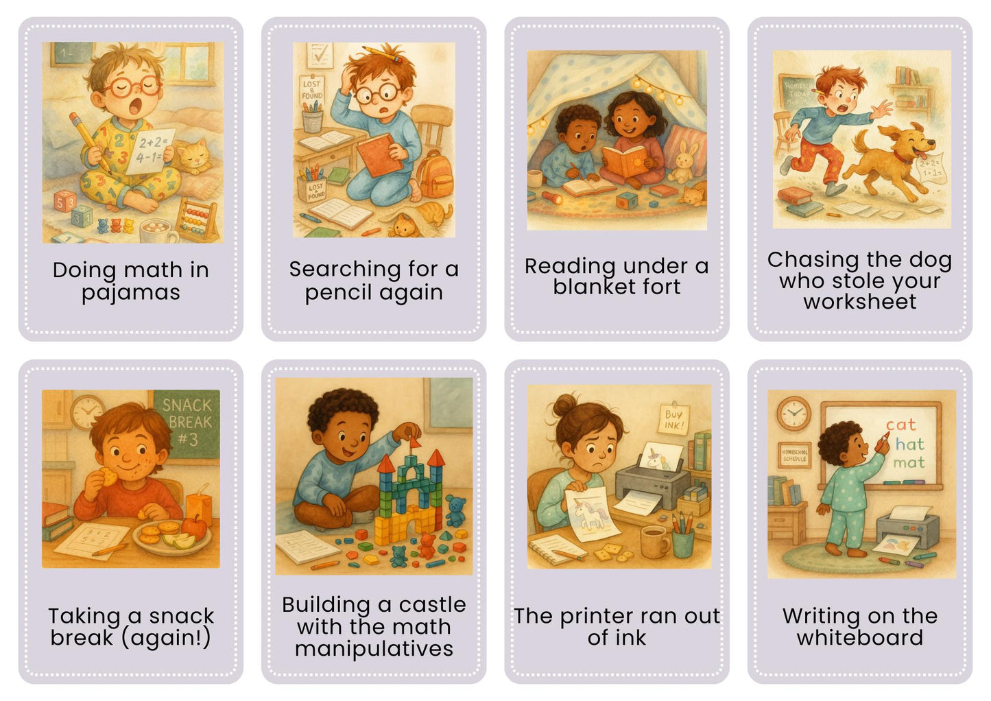 Start the Year Off Giggling – First Day of Homeschool Charades Game