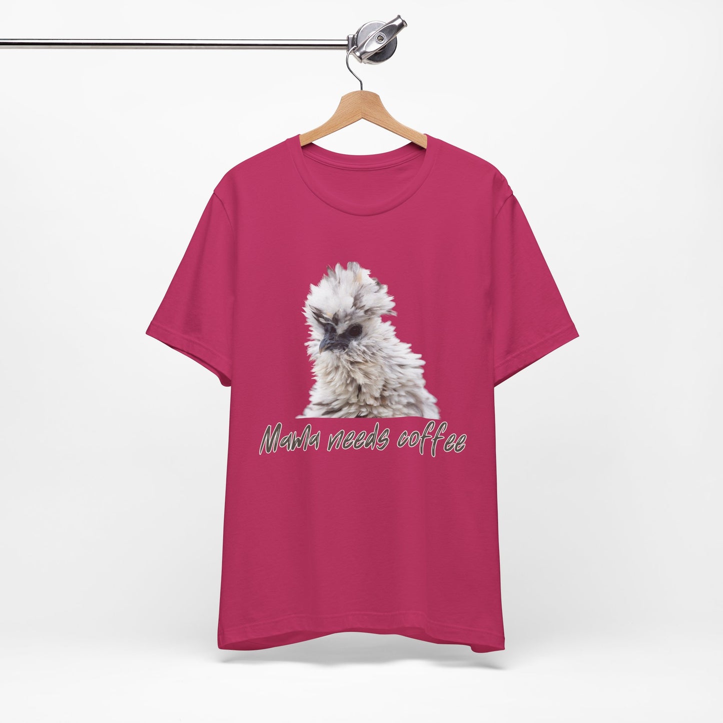 Mama Needs Coffee Frizzle Chicken Tee Sz. S-5XL