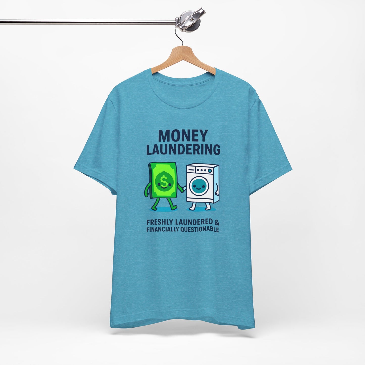 Women's Funny Money Laundering Unisex Jersey Short Sleeve Tee