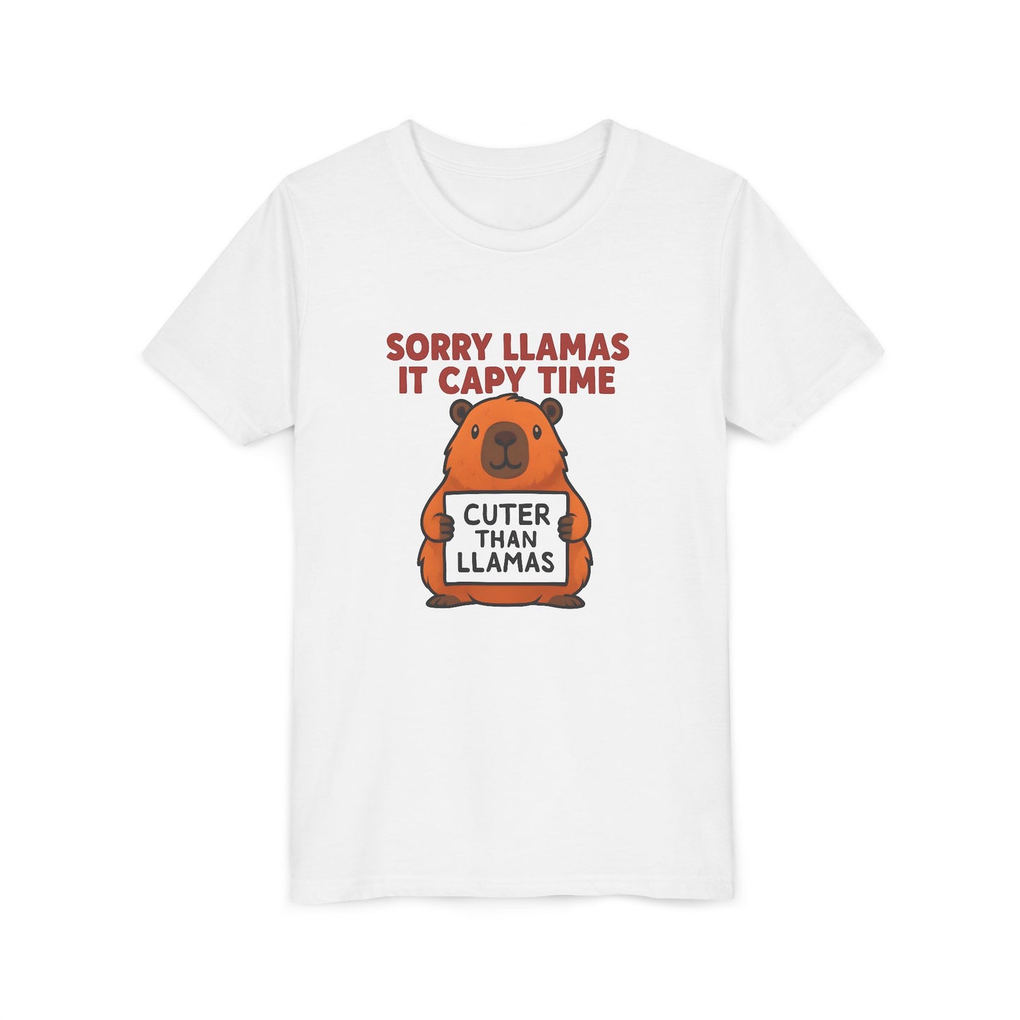 Kids Capy Time Youth Short Sleeve Tee Sz. S-XL