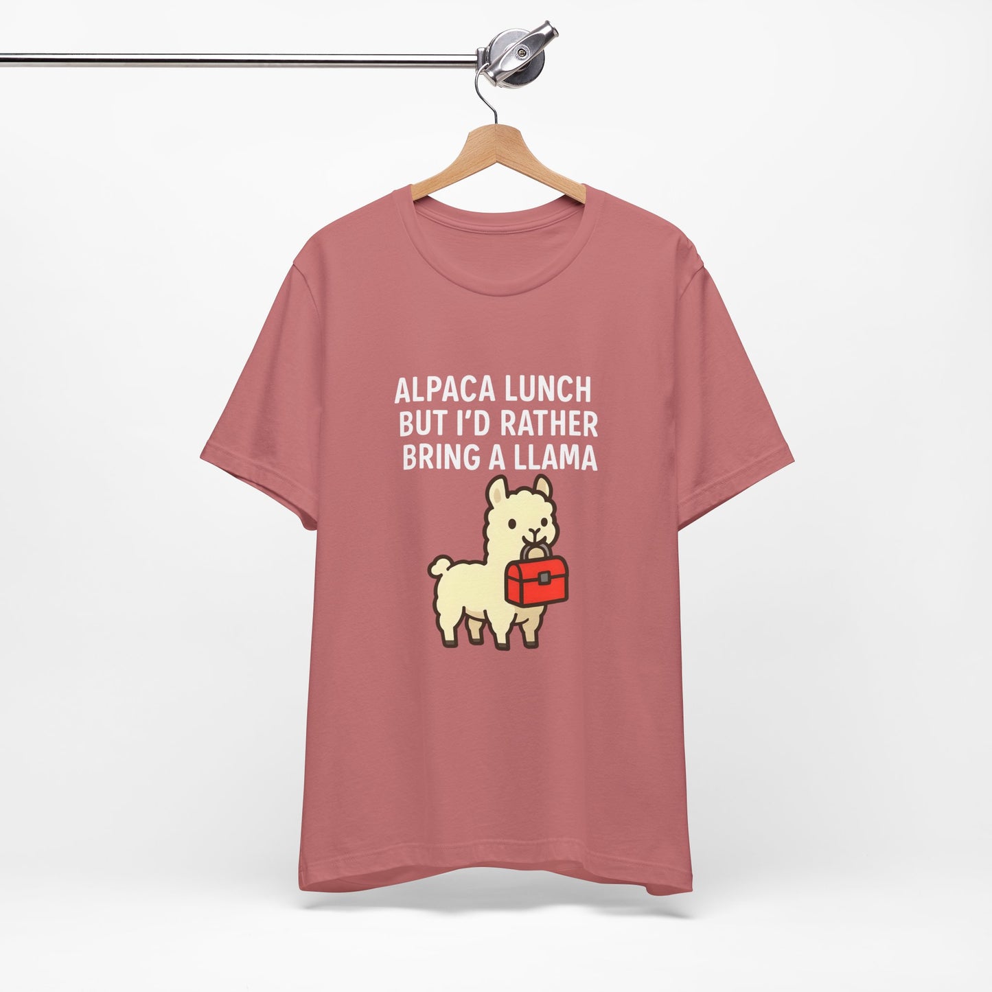 Women's Llama Lunch Adult Jersey Short Sleeve Tee Sz. S-5XL