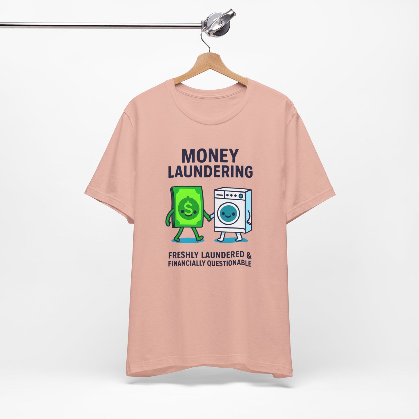 Women's Funny Money Laundering Unisex Jersey Short Sleeve Tee