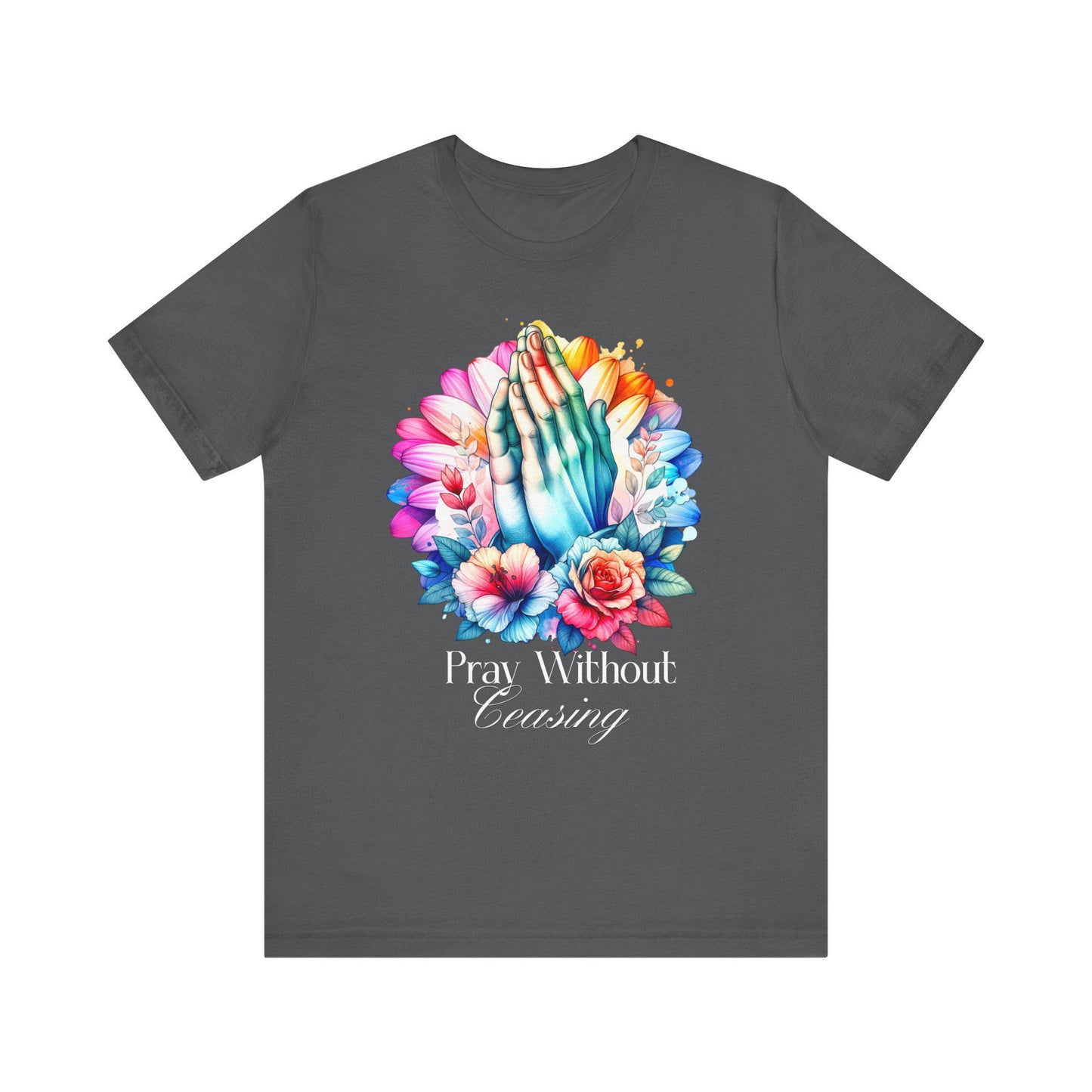 Women's Pray Without Ceasing  Jersey Short Sleeve Tee