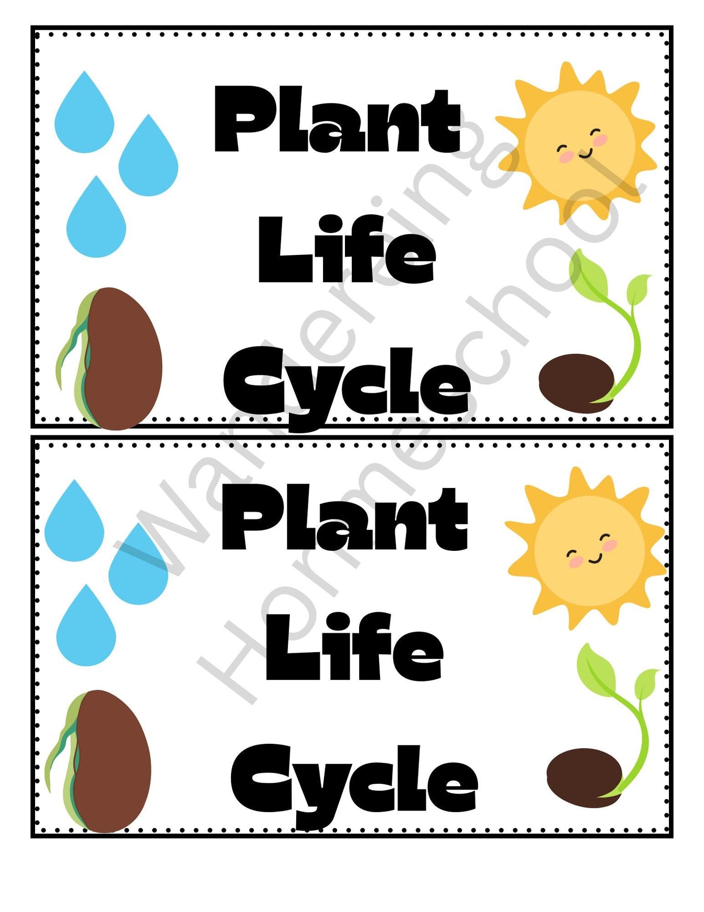 Printable Preschool Plant Learning Bundle