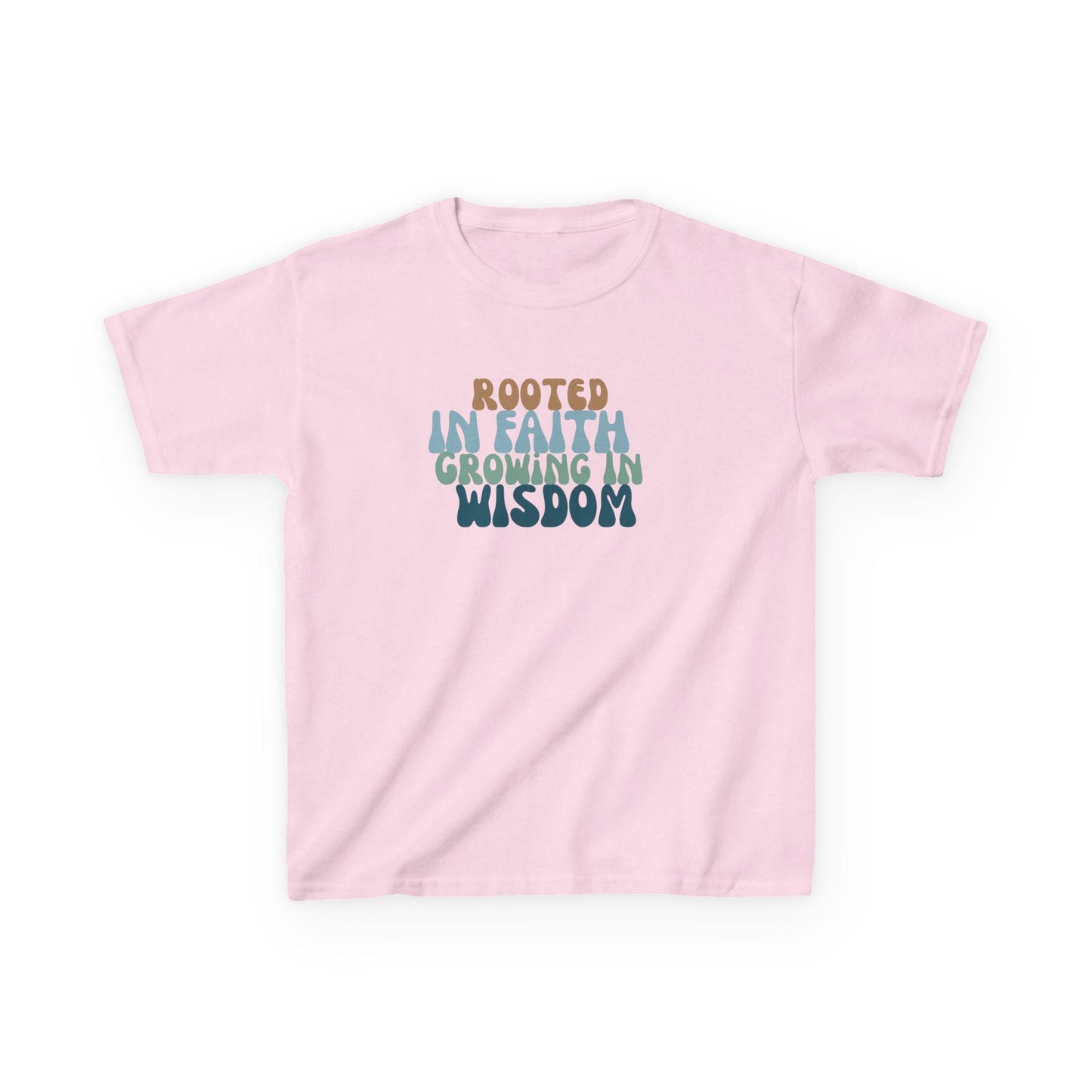Kids Christian Homeschool Faith and Wisdom Tee