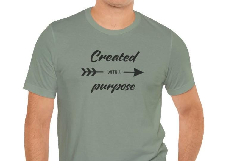 Men's Faith-Inspired Christian Purpose Tee
