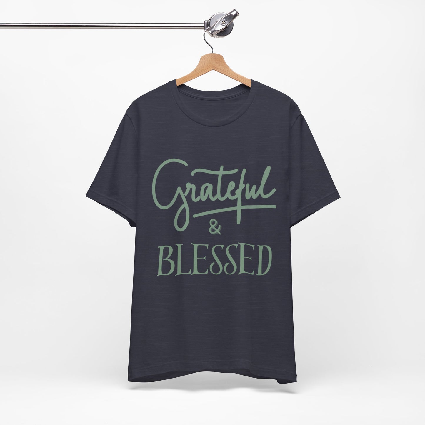 Women's Grateful and Blessed Jersey Short Sleeve Tee Sz. S-5XL