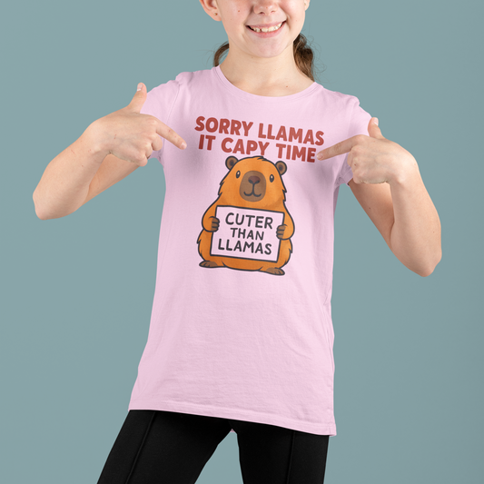 Kids Capy Time Youth Short Sleeve Tee Sz. S-XL