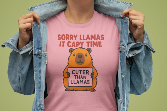 Women's Capy Time Jersey Short Sleeve Tee Sz. S-5XL