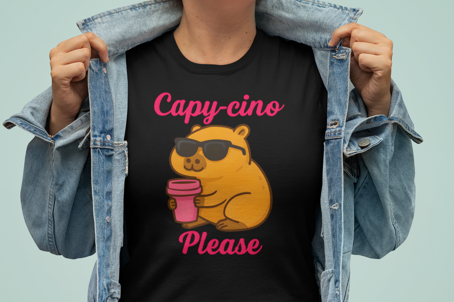 Women's Capycino Pleases Jersey Short Sleeve Tee