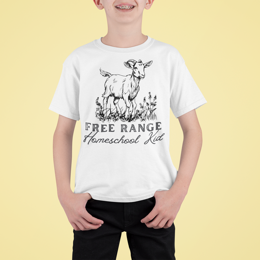 Free Range Kid Youth Short Sleeve Tee Sz. S-XL