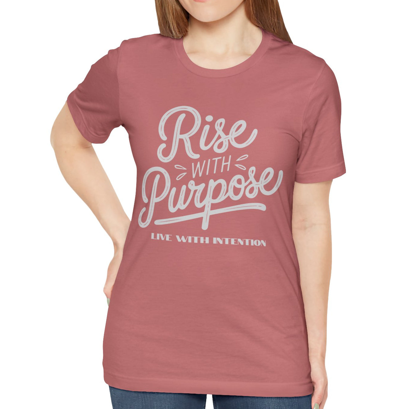 Women's Rise With Purpose Jersey Short Sleeve Tee Sz. S-5XL