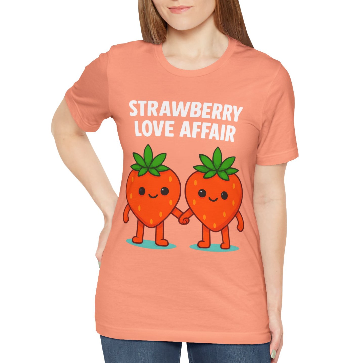 Strawberry Love Affair Jersey Short Sleeve Tee