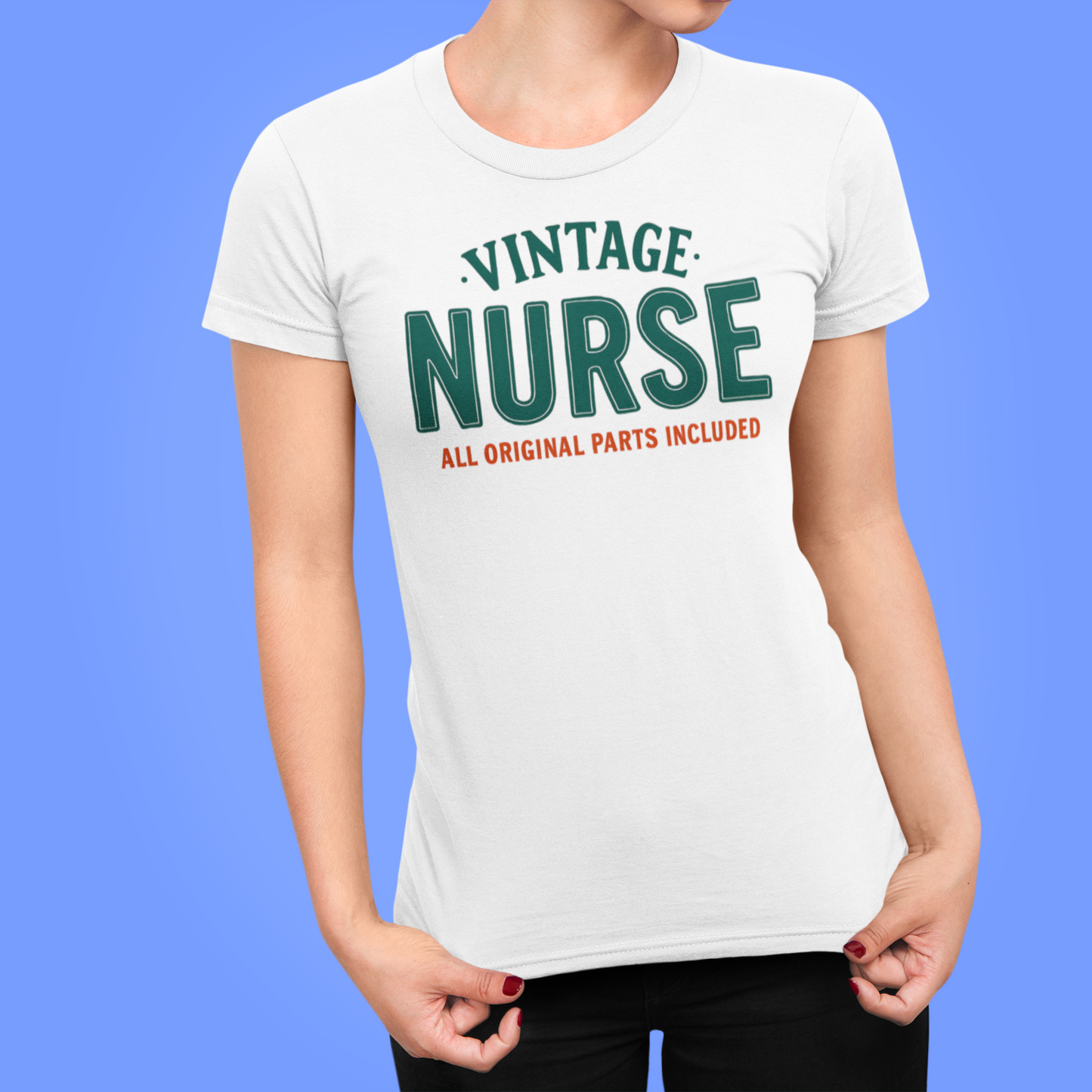 Vintage Nurse Jersey Short Sleeve Tee Sz. S-5XL
